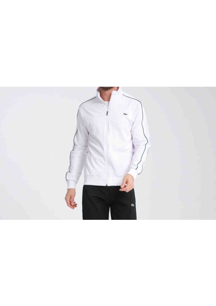 Basıc Beyaz-Siyah Slim Fit Eşofman Takımı