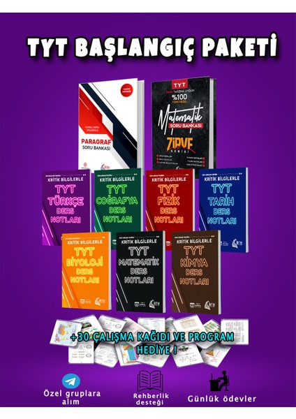TYT Başlangıç ve TYT Bitirme Paketi