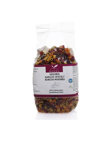 Organik Sebzeli Boncuk Makarna 250 gr