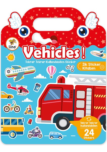 Tekrar Tekrar Kullanılabilen Ilk Sticker Kitabım Vehıcles