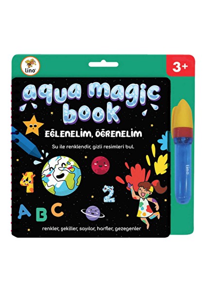Aqua Magic Book Eğlenelim, Öğrenelim (Sihirli Boyama Kitabı)
