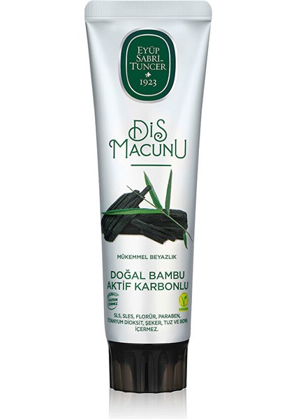 Doğal Bambu Karbonlu Diş Macunu 90 ml