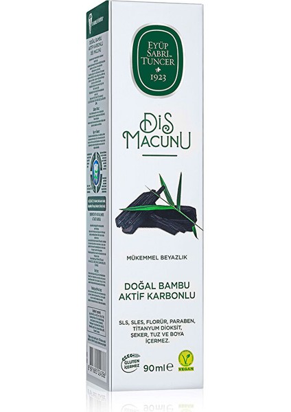 Doğal Bambu Karbonlu Diş Macunu 90 ml