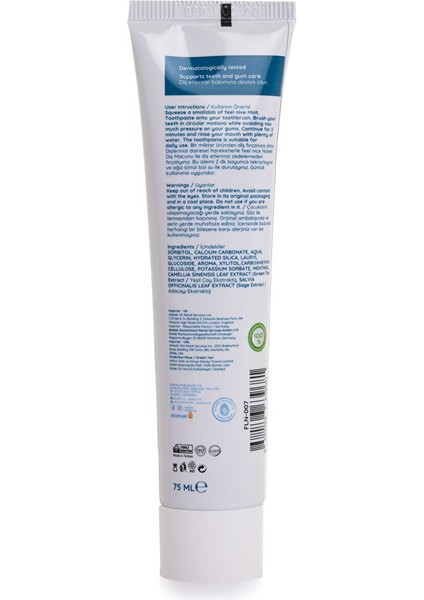 Yetişkin Nane Diş Macunu 75ML