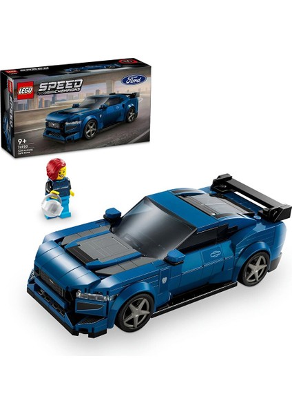 Speed Champions Ford Mustang Dark Horse Spor Araba 76920 - 9 Yaş ve Üzeri Çocuklar Için Kole