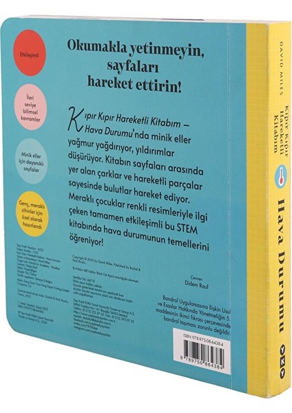 Kıpır Kıpır Hareketli Kitabım - Hava Durumu
