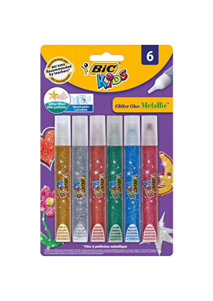 Bıc Metalik Simli Yapıştırıcı 6'lı Blister