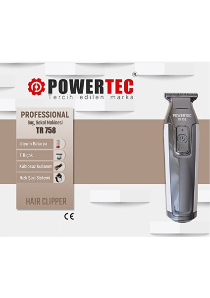 Profesyonel Saç Kesme Makinesi TR758