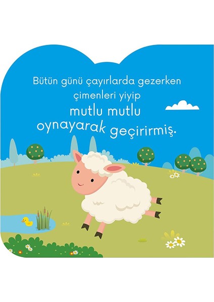 Eğlenceli Hayvanlar Serisi Küçük Kuzu Melo Bebek Masal Kitabı fiyatları