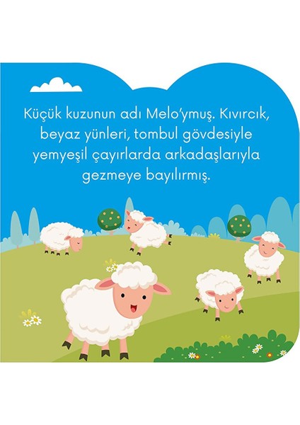 Eğlenceli Hayvanlar Serisi Küçük Kuzu Melo Bebek Masal Kitabı modelleri