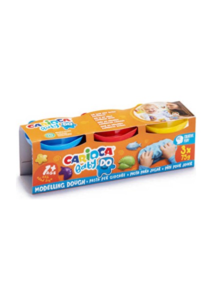 Carioka Bebek Oyuın Hamuru 3X75 ml 1 Yaş