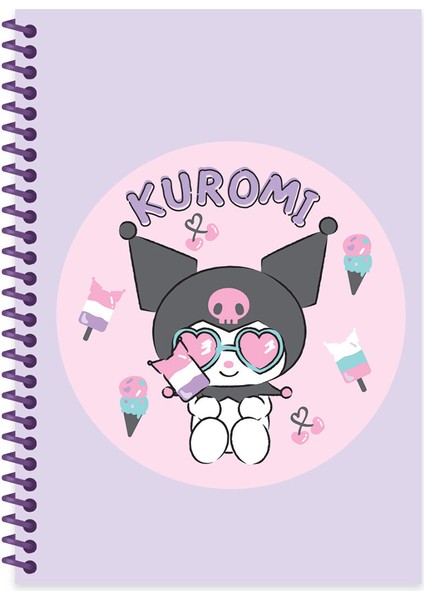 Kuromi A5 60 Yp.çiz. Spr.karton Kapak Defter