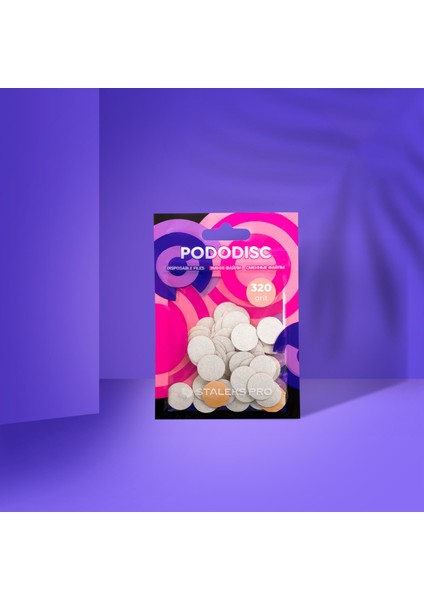 Small Pododisk Için Yedek Pedikür Törpüleri 320 Grit Yumuşak