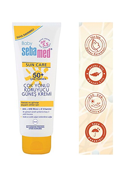 Güneş Kremi Bebek Spf 50+ 75 ml