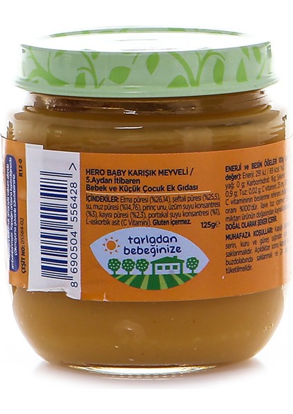 Karışık Meyveli Kavanoz Mama 125 gr modelleri