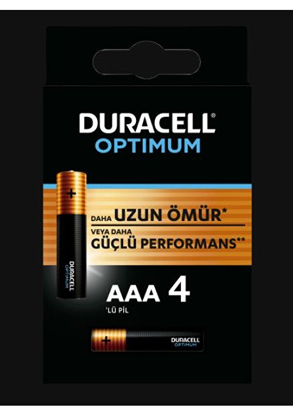 Optimum Ince Pil 4'lü
