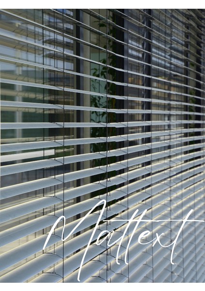 Antrasit Alüminyum Jaluzi Perde - 25M