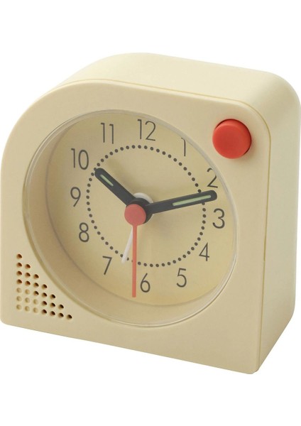 Canlı Sarı Küçük Saat, 8x8 Cm, Şık ve Fonksiyonel Zaman Göstergesi