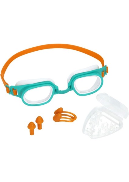 Turuncu Yüzücü Gözlük ve Kulak Burun Tıkacı Seti, 7- 14 Yaş Arası Çocuklar Için fiyatları