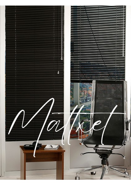 Siyah Alüminyum Jaluzi Perde - 25M fiyatları