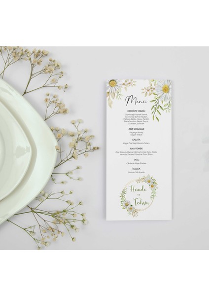 Begonya Menü Kartı