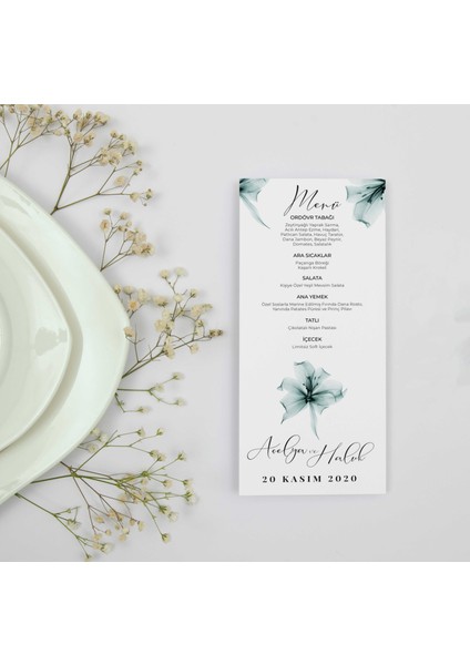 Kristal Menü Kartı