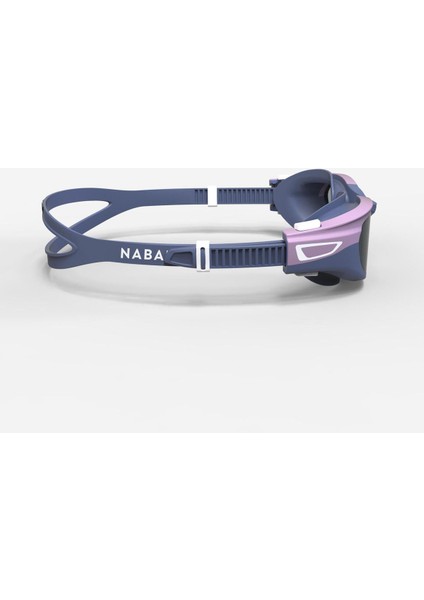 Renkli ve Şeffaf Camlı Küçük Boy Yüzücü Gözlüğü, Mavi ve Mor Detaylı, Rahat Kullanım fiyatları