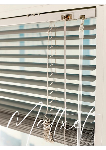 Gri Alüminyum Jaluzi Perde - 25M