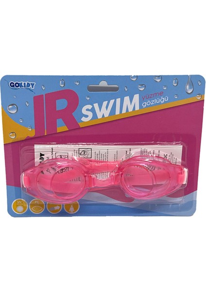 Renkli Çocuk Yüzme Gözlüğü 6- 14 Yaş, Denize ve Havuzlara Uygun