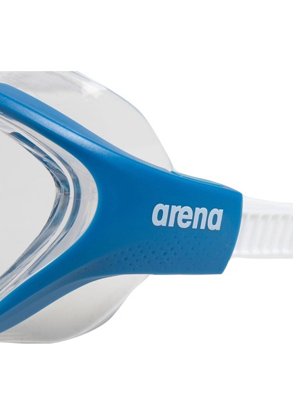 Mavi Unisex Yüzücü Gözlüğü Siyah Çerçeve, Konfor ve Şıklık Sunar