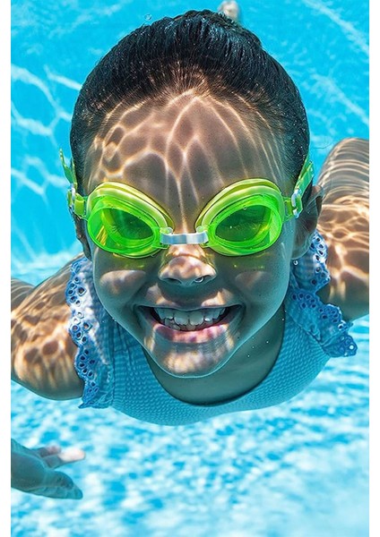 Çocuk Deniz Gözlüğü Renkli Lens ve Ayarlanabilir Kayışlı, Eğlenceli Yüzme ı indirimleri
