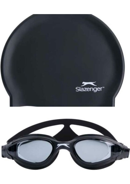 Yetişkin Yüzücü Gözlüğü Aero GS26 Siyah+Siyah, Konforlu ve Şık Tasarım