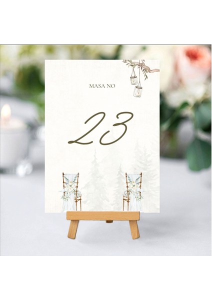 Soft Elegance Masa Kartı