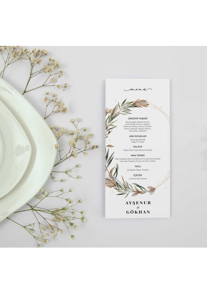 Işıltı Menü Kartı