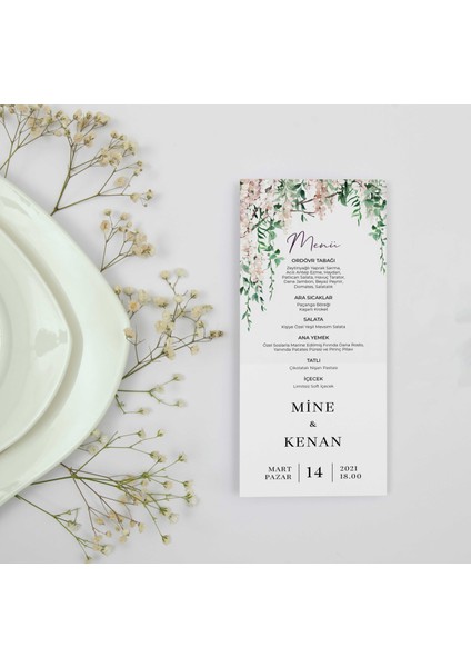 Botanik Menü Kartı