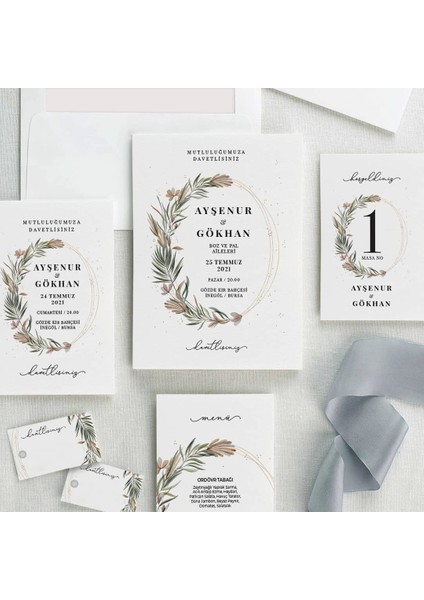 Işıltı Şeffaf Zarflı Düğün Davetiyesi modelleri