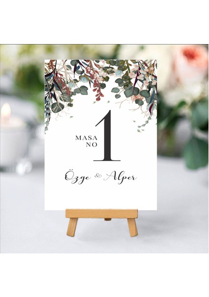 Zümrüt Masa Kartı