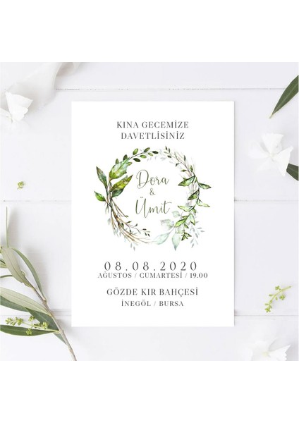 Sarmaşık Kına Kartı