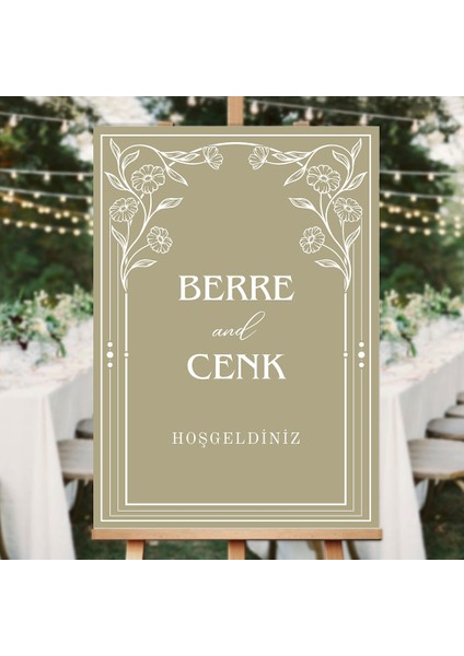 Tımless Elegance Salonu Karşılama Panosu