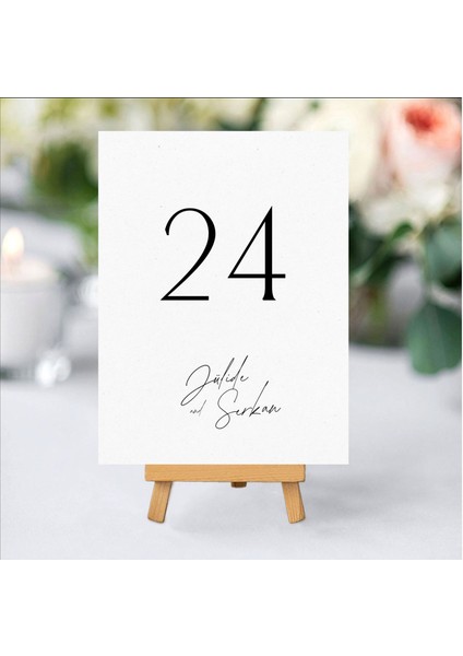 Mınımal Masa Kartı