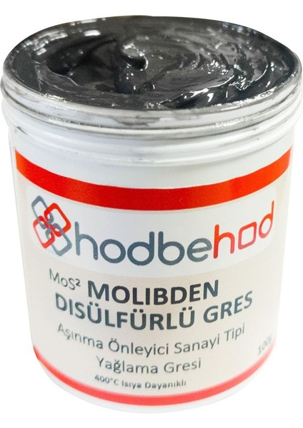 Molibden Disülfürlü (Mos2) Gres Yağı Ağır Hizmet Yüksek Basınca Dayanaklı Aşınmaya Önleyici 100 gr