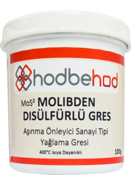 Molibden Disülfürlü (Mos2) Gres Yağı Ağır Hizmet Yüksek Basınca Dayanaklı Aşınmaya Önleyici 100 gr