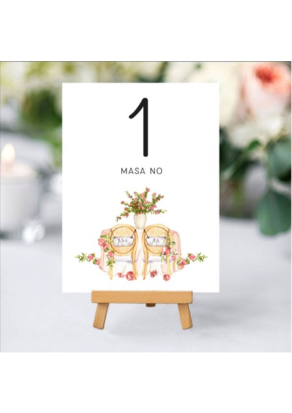 Düş Bahçelerı Masa Kartı