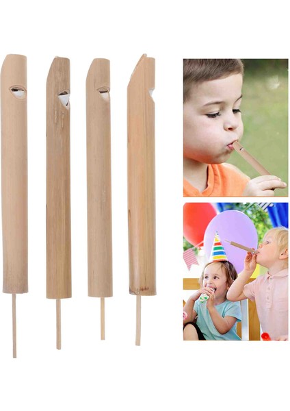 Doğal Bambu Kuş Dili Düdük El Yapımı Nostaljik Ses Oyuncağı Kamp Avcılık Outdoor Hediyelik Aksesuar indirimleri