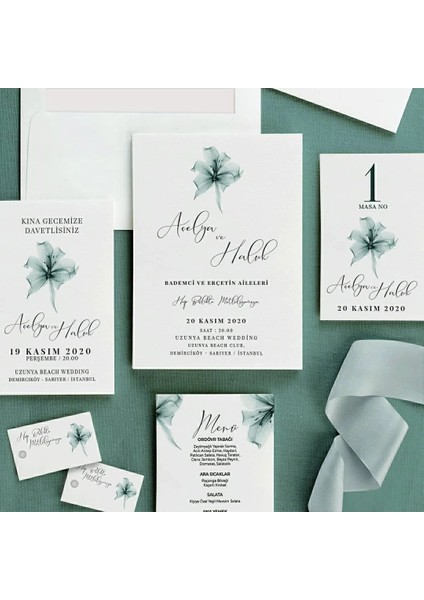 Kristal Zarfsız Düğün Davetiyesi fiyatları