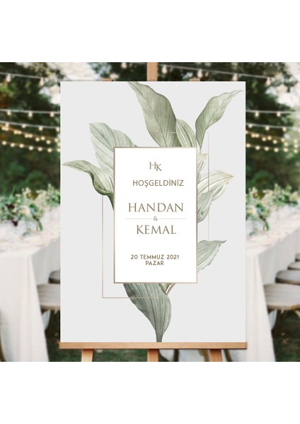 Trend Düğün Salonu Karşılama Panosu