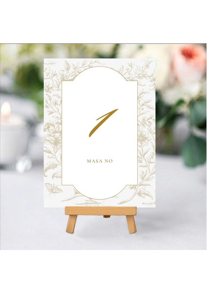 Vıntage Masa Kartı