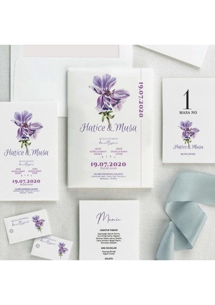 Rebecca Zarfsız Düğün Davetiyesi fiyatları