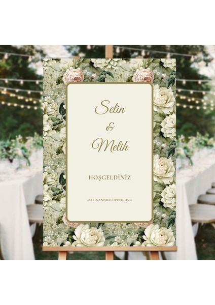 Allura Düğün Salonu Karşılama Panosu