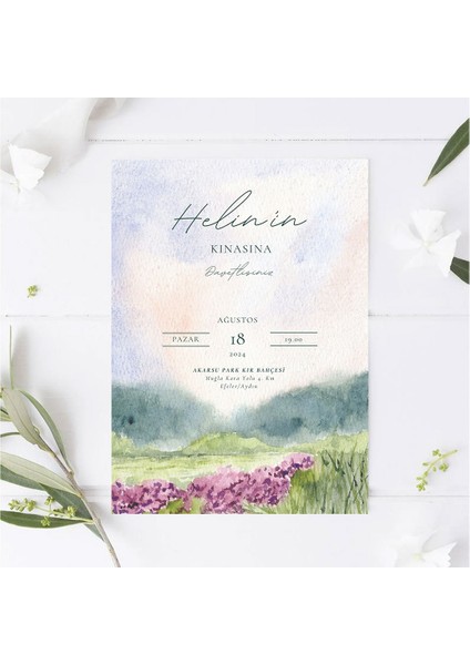 Summer Dream Kına Kartı